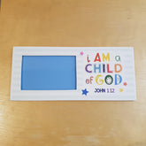 C&F Wooden Child of God (Boy) Plain Photo Frame - Kids Haven